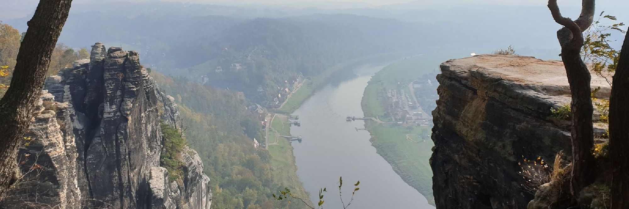Blick zur Elbe