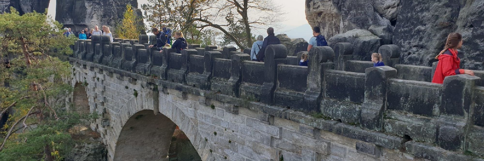 Elbsandsteinbrücke in der Bastei