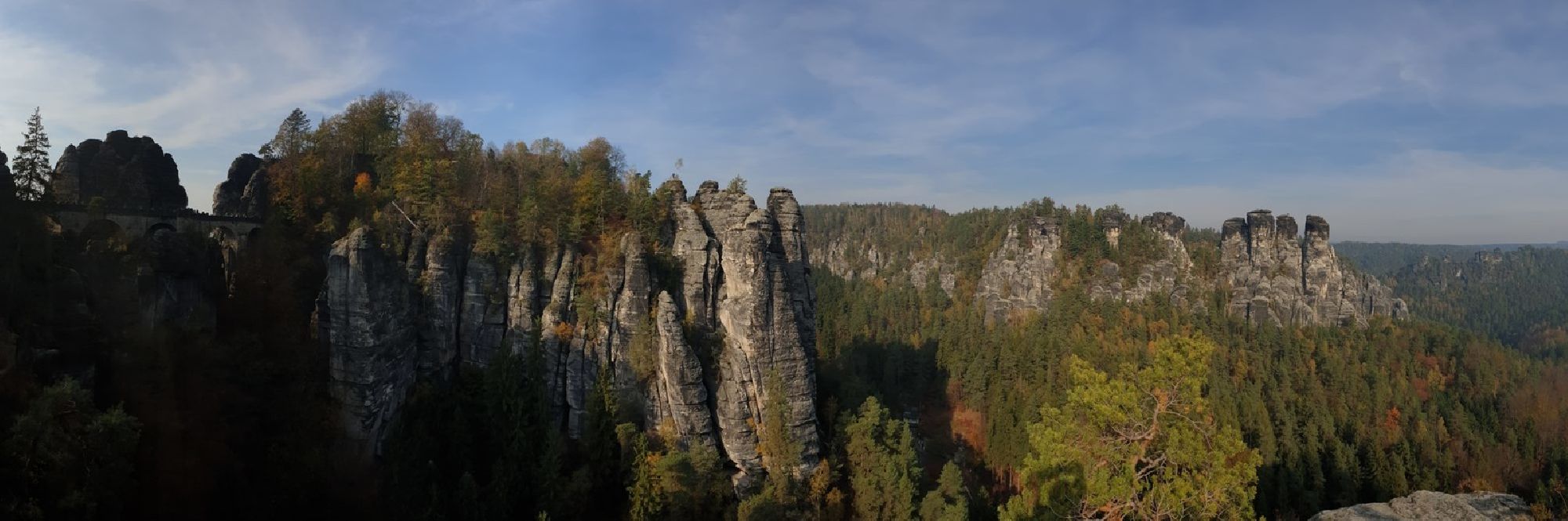 Panoramablick Bastei