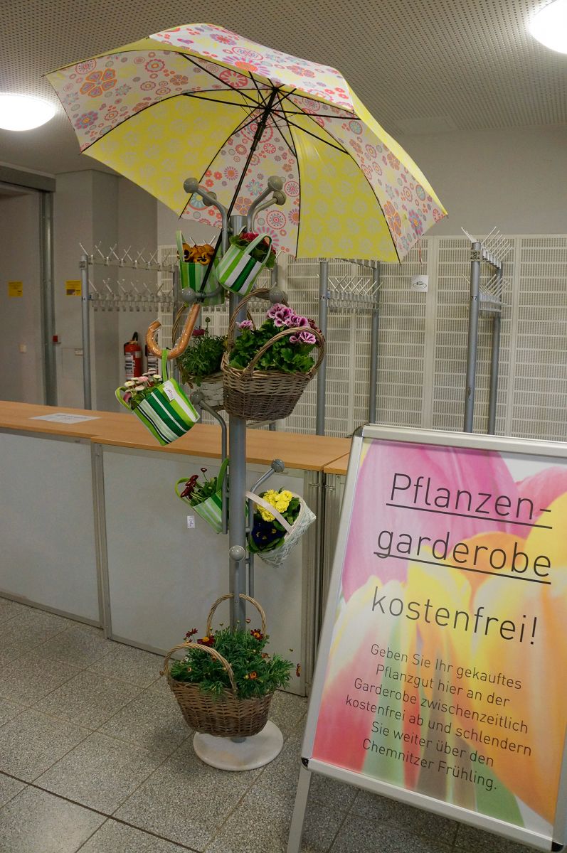 Pflanzengarderobe Chemnitzer Frühling